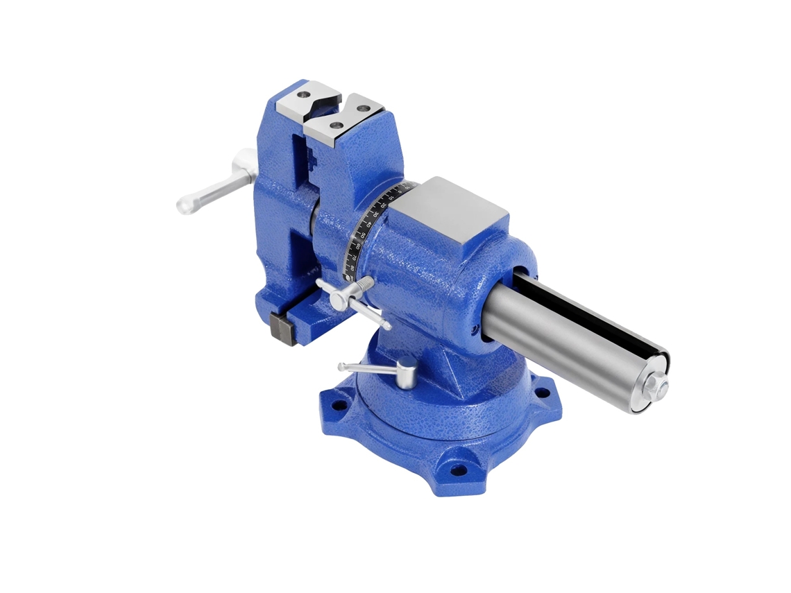 Morsa, Rotativa 360°, Multiuso Pesada, Azul