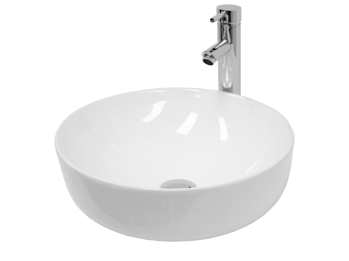 Lavatório ECD (40 x 40 x 13.5 - Cerâmica - Branco)
