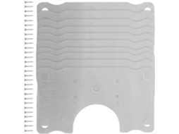 Kit De Reparo Com 10 Peças Em Aço Placas Para Portas Armários Cozinha.