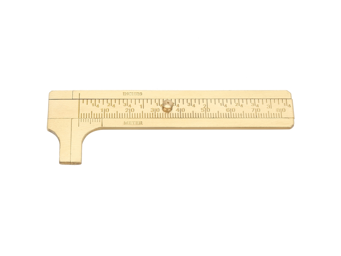 Vernier Caliper de Latão YURU, 80mm | S/MARCA