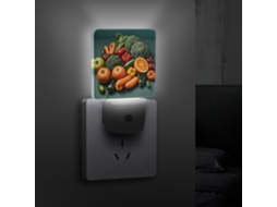 Luz Noturna Led Com Sensor Crepuscular, Quarto, Banheiro, Cozinha, Escadas E Corredor Eficiente E Decorativo