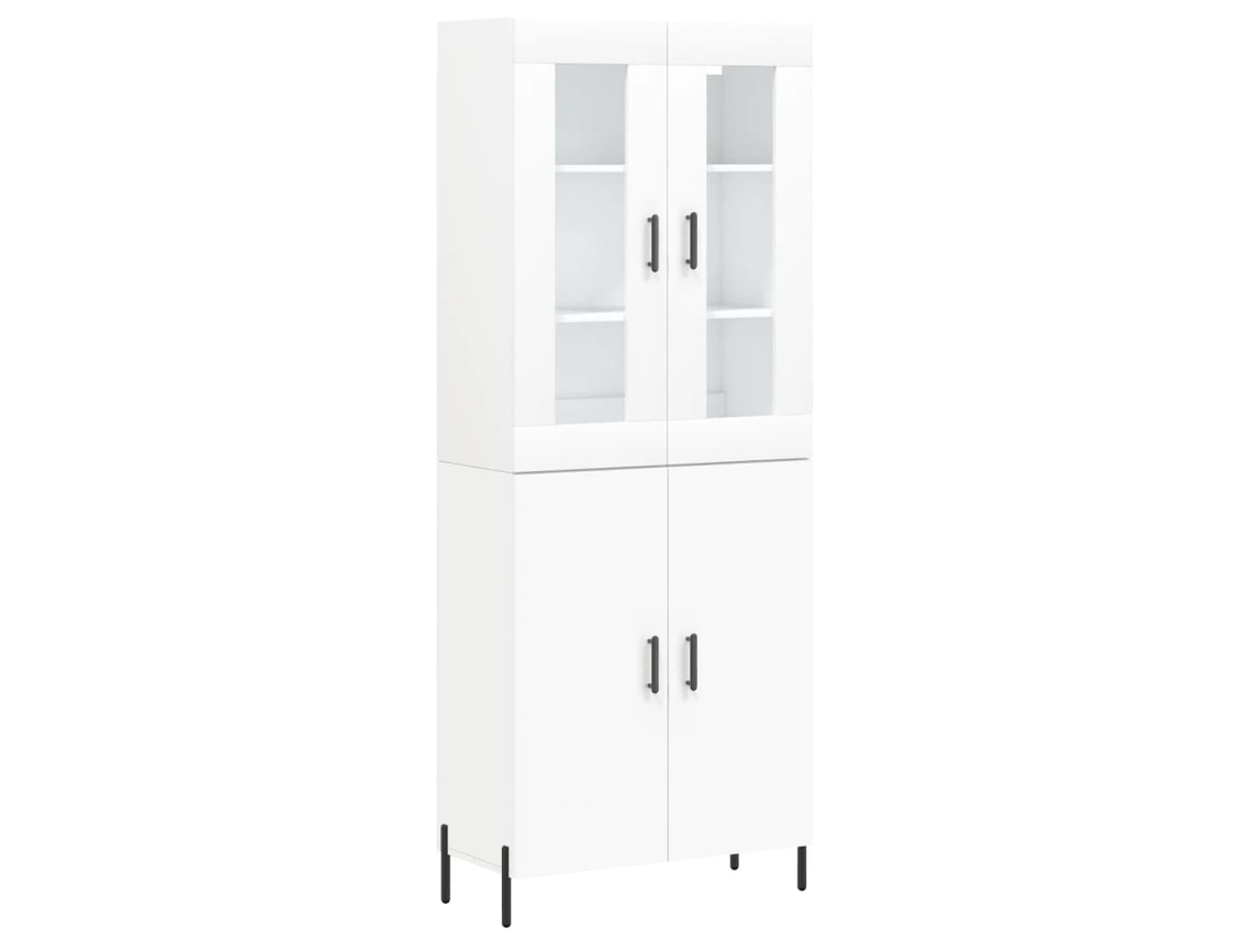 Armário Alto 69,5x34x180 Cm Derivados de Madeira Branco MAISON EXCLUSIVE