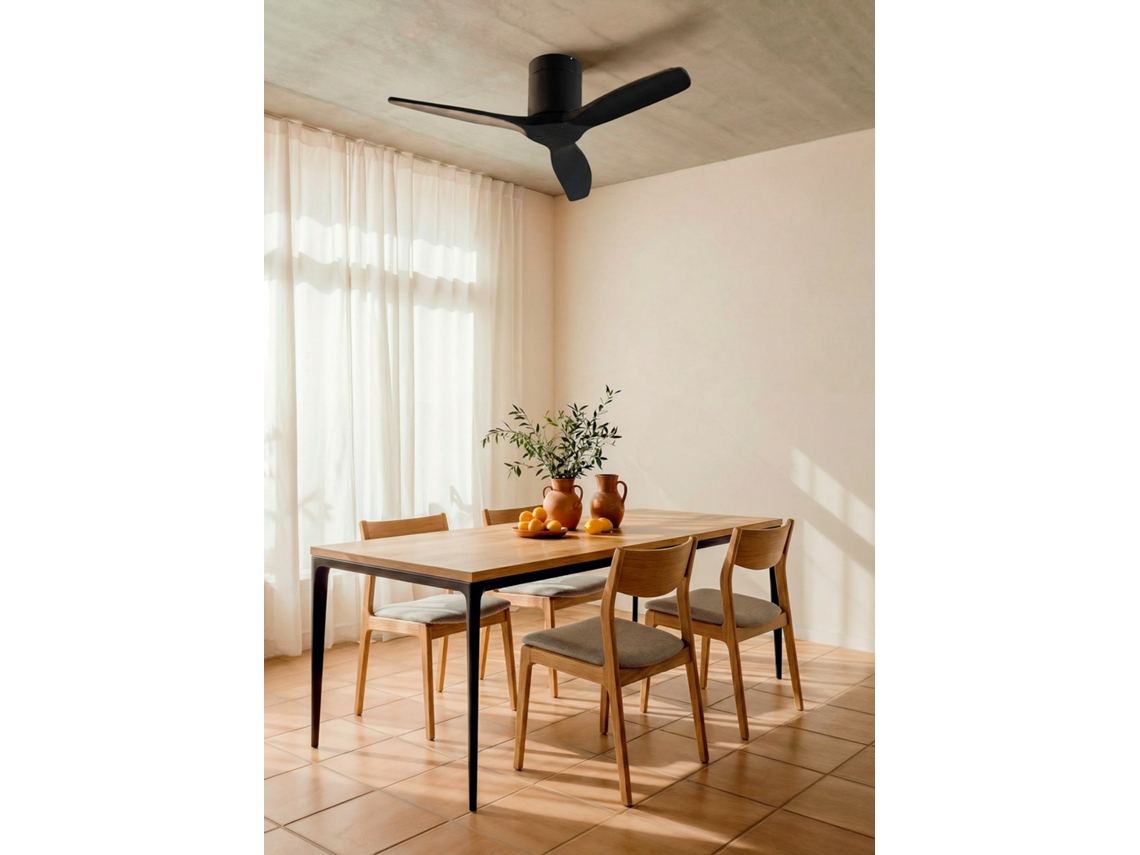 Create - Wind Calm - Ventilador De Teto Silencioso De 40 W Com Pás Técnicas Em Abs De Vários Tamanhos