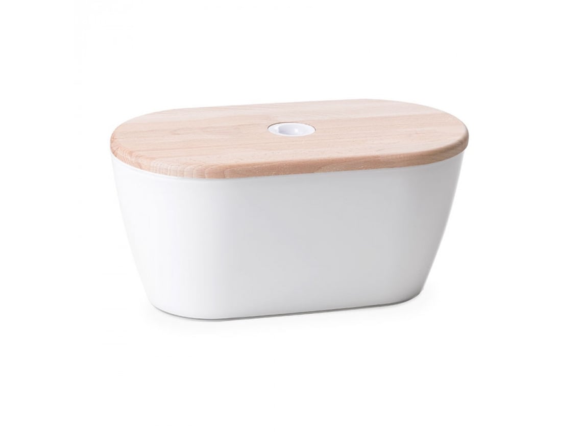 Caixa para Pão OMADA (Acrílico/Madeira - Branco)