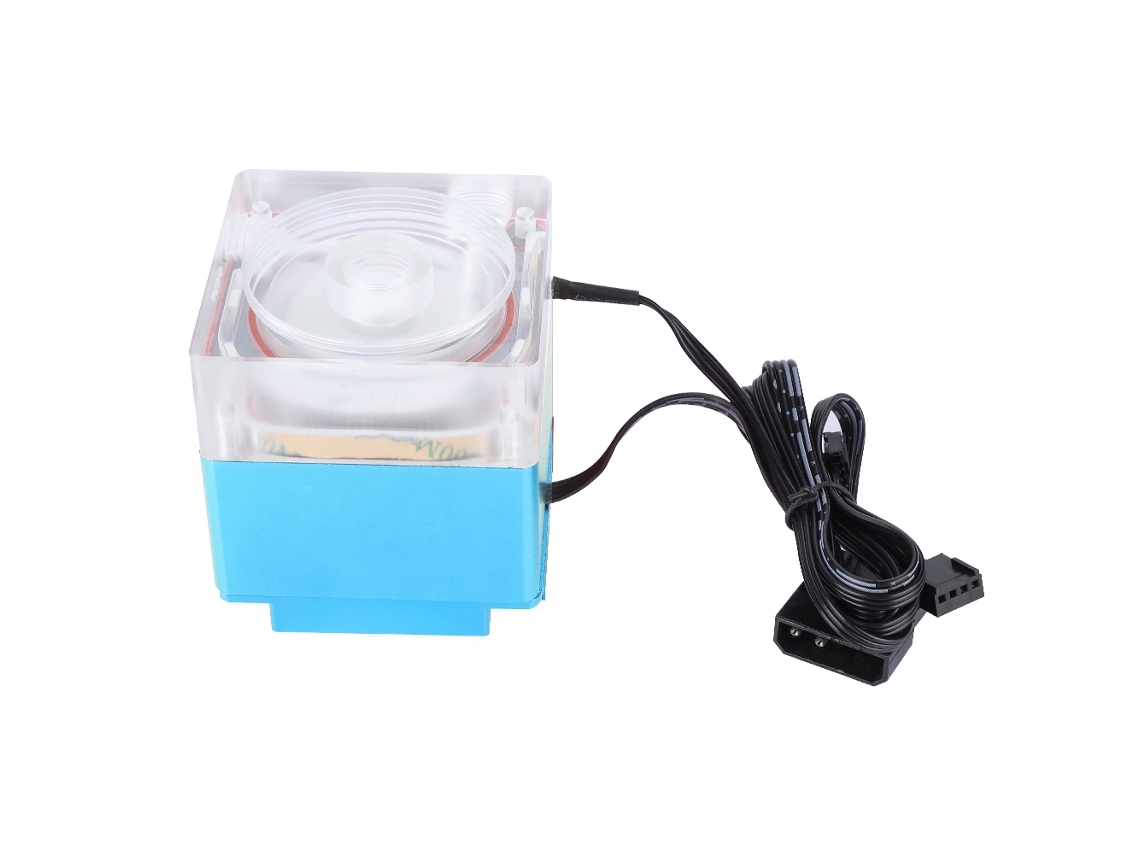 Radiador E Bomba De Água Refrigerada Rgb Super Silenciosa Para Resfriamento De Computador Pc Azul