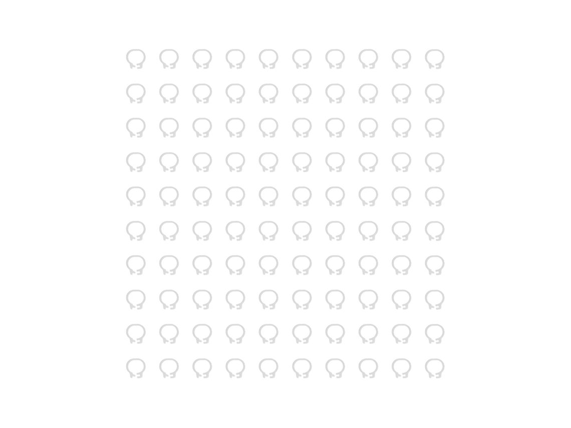 100pcs Anéis de Identificação para Pernas de Pombos 8mm Plástico Branco Acessórios de Pombos