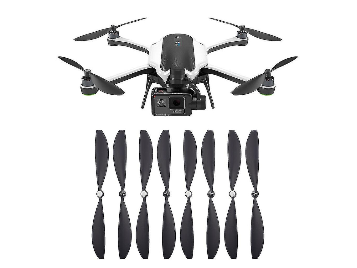 Acessórios Para Drone Gopro Karma - 4 Pares De Hélices Pretas Resistentes-aquaforge