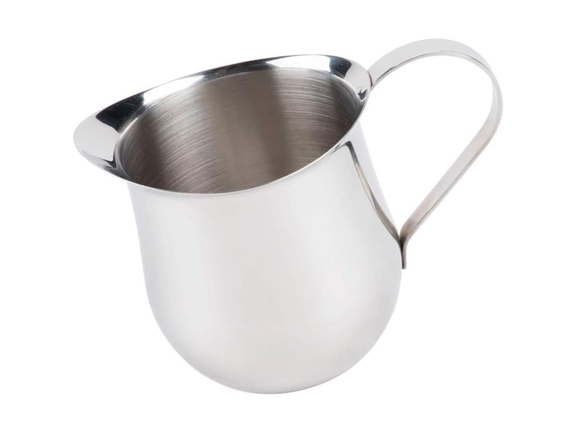 Rebe-cafeteira de Aço Inoxidável de 8 Onças (240 Ml) em Formato de Sino para Creme, 2 Peças