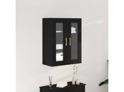 Vidaxl Armário De Parede Carvalho Preto 69,5 X 34 X 90 Cm