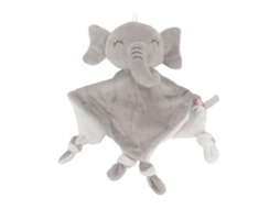 Primerox toalhinho de Acalmamento Pelúcia Boneco Infantil Burp Cloth com Design de Elefante para Bebês +3 Meses