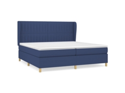 Box Spring Bed, Box Spring Beds Vidaxl Azul Tecido (200 X 200 Cm)