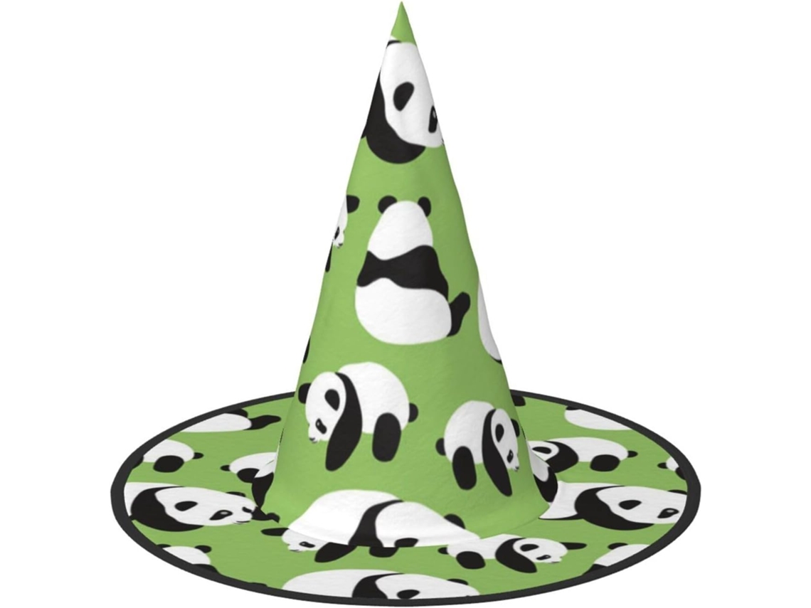 Chapéu De Bruxa Com Estampa De Panda - Design Resistente E Versátil