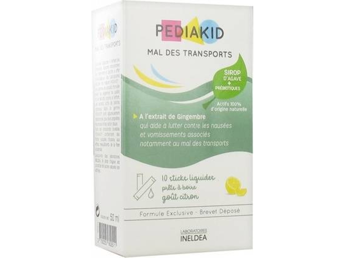 Suplemento Alimentar PEDIAKID Tontura No Transporte (10 sticks)