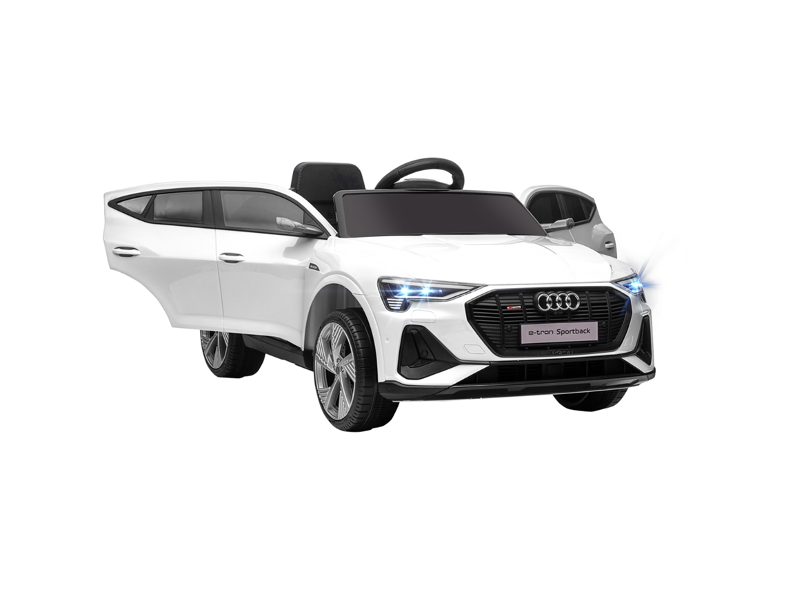 Carro elétrico infantil Audi 12v, controle remoto, faróis, buzina, música, velocidade 3,5km/h, 108x60x47cm | S/MARCA