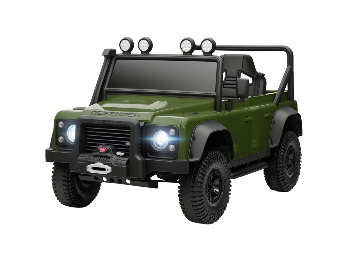 Carro Elétrico Infantil 12v (controle Remoto, Música, Buzina, Led, Verde)