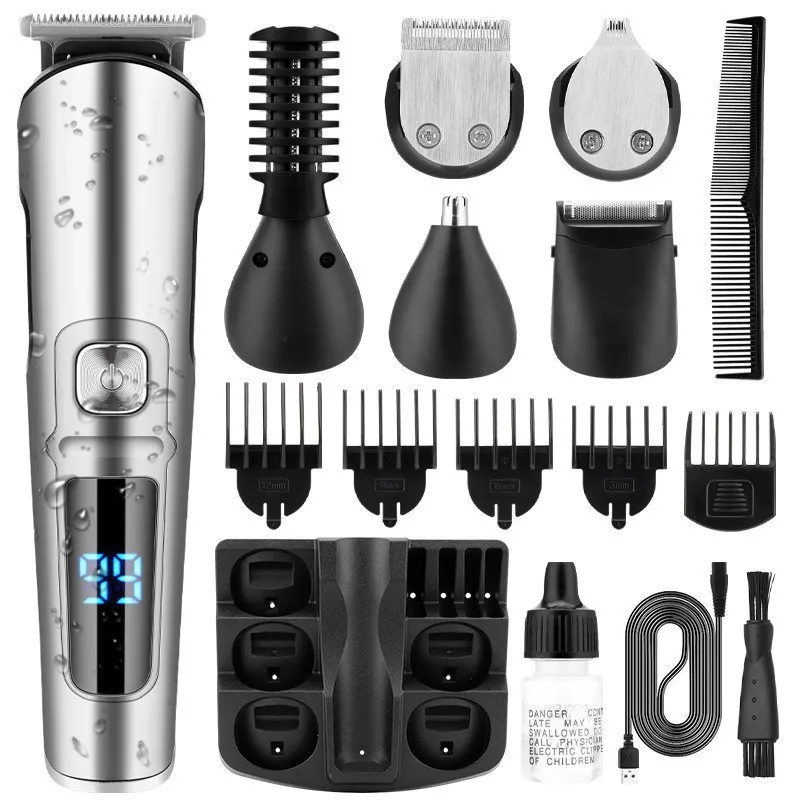 Aparador Facial À Prova D'água, Máquina De Cortar Cabelo À Prova D'água, Aparador De Pelos Do Nariz, Aparador De Precisão Sem Fio