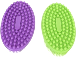 Escovas De Banho Silicone Ukcoco, Acessório Essencial Para Banho De Bebê, Conjunto Com 2-unidades, Escova Macia Para