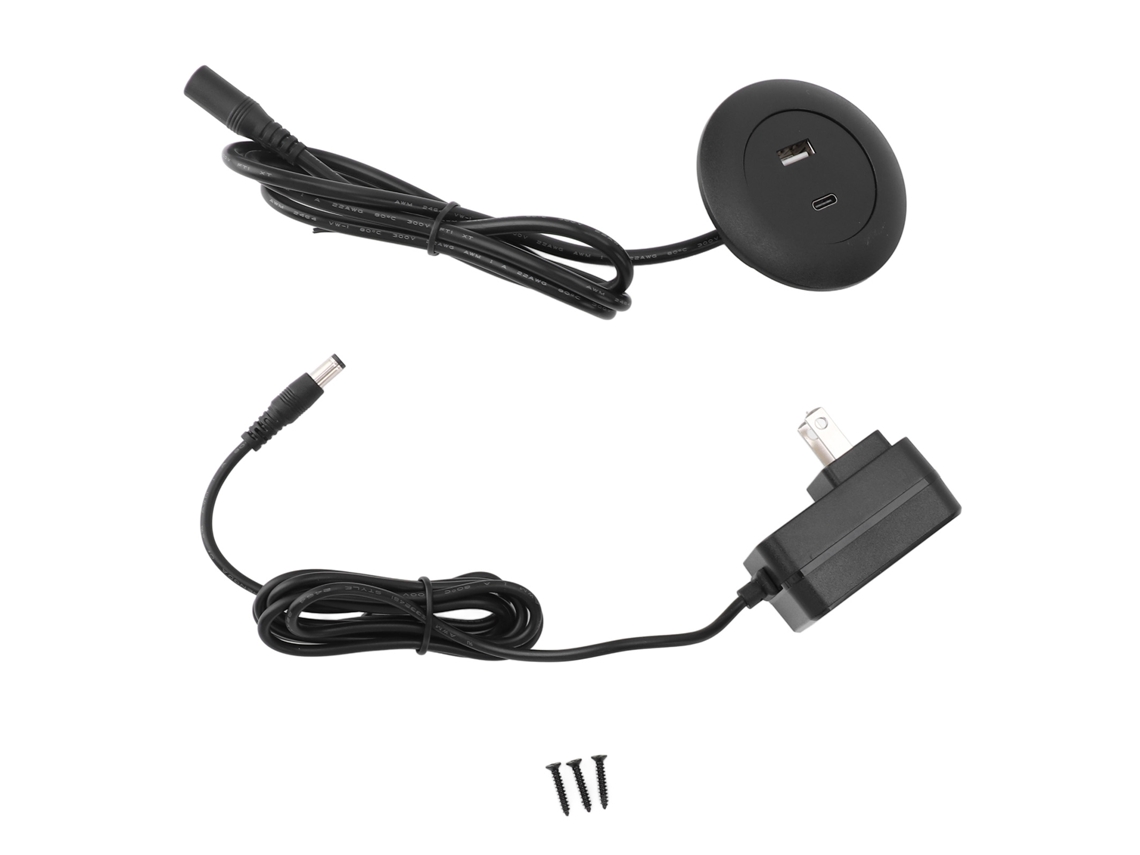 Tomada Embutida Mesa com Portas Usb a e C para Sofá Cama