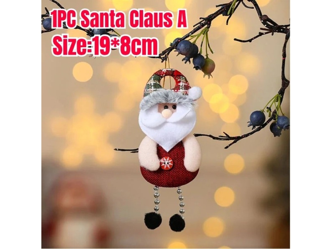 Urso De Natal Para Pendurar, Enfeite 3d Para Árvore De Natal.-aquaforge