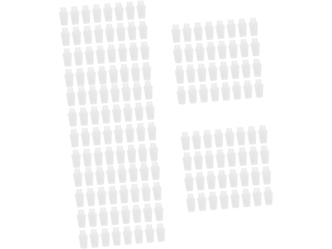 Conjunto De 500 Conectores De Cabo Transparentes Anti Puxão Para Luminárias Pendentes E Projetos De Gokoco