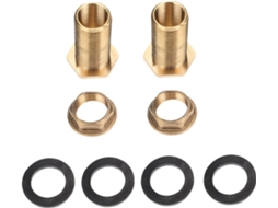Conector De Latão Para Mangueira Tanque Água Com Rosca Macho 1/2",