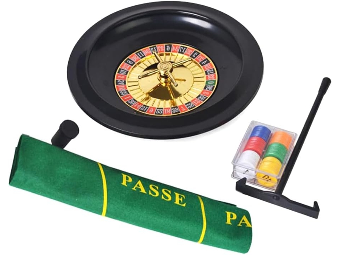Roda de Poker de Plástico de 10 Polegadas, SFUSHOS
