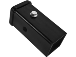 Tubo Receptor De Engate Soldável Em Aço Preto, Com Proteção Contra Corrosão.
