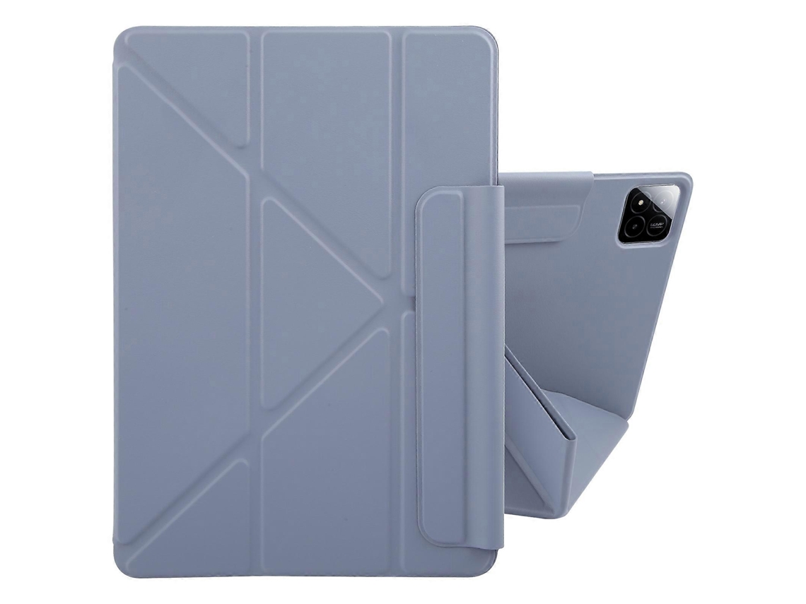 Capa de couro Webake para tablet com deformação magnética e fivela fixa