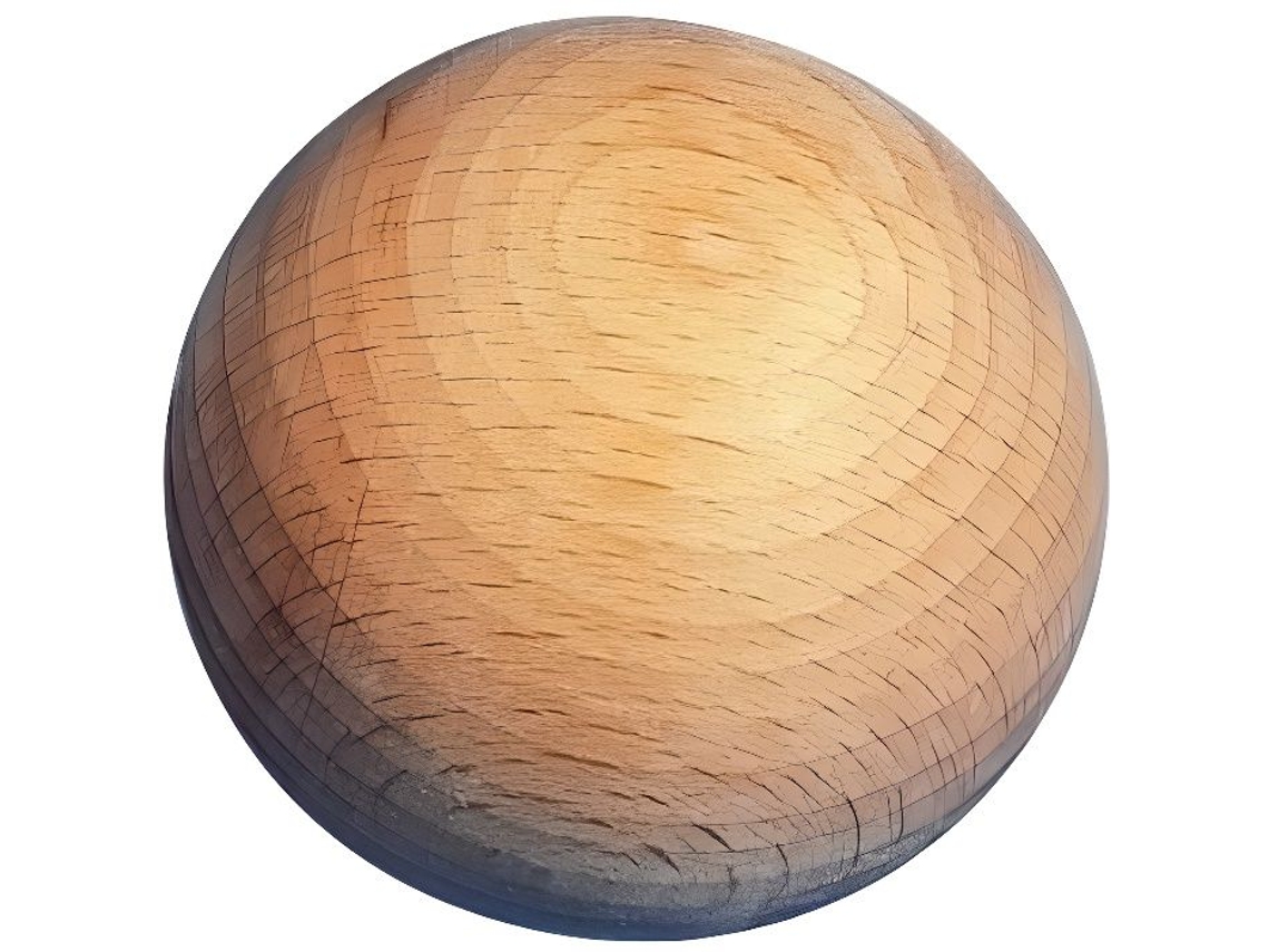 Rayher - bola de madeira crua