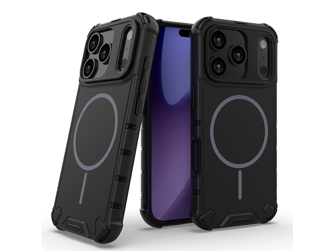 Capa Para Iphone 17 Pro, Dissipação De Calor E Resistente A Quedas, Preta.