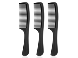 Pente de Cabeleireiro Doméstico Pente de Alisamento Cabelo Encaracolado Feminino Pente de Plástico Pacote com 3