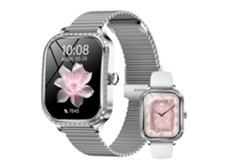 Smartwatch Mk88 Com Bluetooth E Design Moderno (prata)
