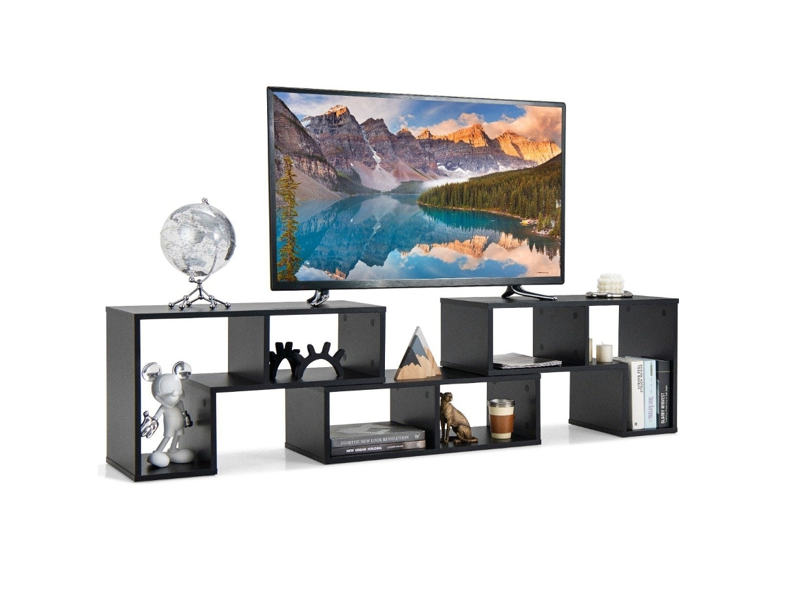 Suporte Modular de Madeira para Tv 3 Peças Compatível com Tvs Até 65 Polegadas NORTHIX