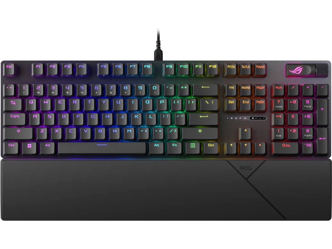 Teclado Gaming ASUS Rog Strix Scope II X  RGB ROG NX (Mecânico - Inglês -Preto) 