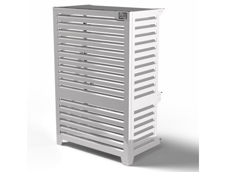 Cobertura Da Bomba De Calor - Big Blade - Branco - Pavimento Junto À Parede Tamanho Vl (l 105cm - A 158cm - P 59cm) - Box Air Klima