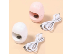 2 Mini Lâmpadas de Unha, Lâmpadas UV LED USB Portáteis para Esmaltação em Gel, Uso Doméstico e Profissional, Lâmpada Fototerapêutica em Formato de Ovo GOKOCO
