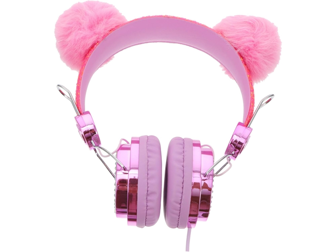 Fones De Ouvido Secfou Com Gato, Bola Pelo Para Meninos E Cores