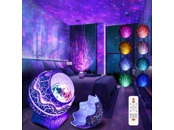 Um Projetor De Estrelas Em Forma Ovo Dinossauro Led, Com Várias Lâmpadas Projetoras Salmão. Aquaforge