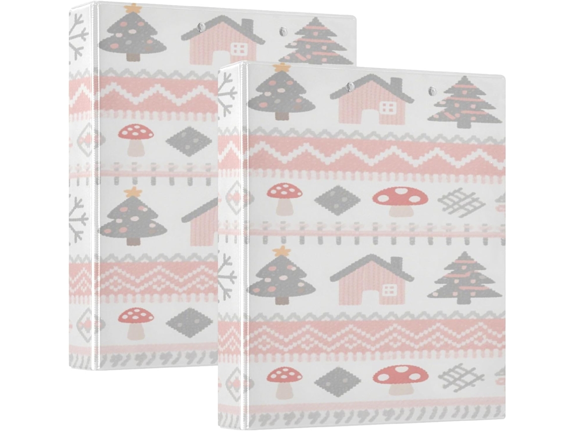 Pasta Caderno Inverno Pastel, Cinza Claro, 3, 8cm, 3-carimbos Com Prancheta, Pacote Com 1 Pastas 2-desktop