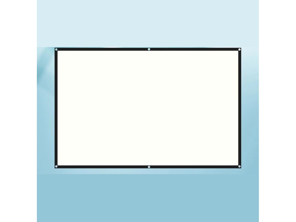 Tela de Projeção 130 Polegadas Antirreflexo, para Uso Doméstico e Externo | S/MARCA
