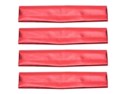 Mali 4pcs Capa de Amortecedor Rc em Poliéster Protetora Contra Poeira Respirável para Carro Rc 1/8 Vermelho