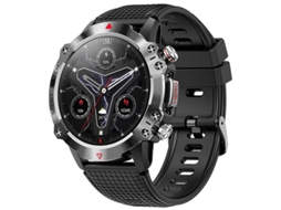 Relógio inteligente com tela HD, chamadas Bluetooth, monitoramento de saúde ao ar livre, vários modos esportivos, preto Bestvite