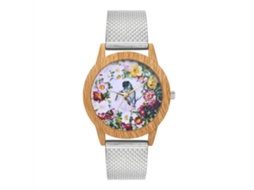 Reloj De Cuarzo Unisex Con Correa De Silicona/malla Plata, Casual Y Moderno