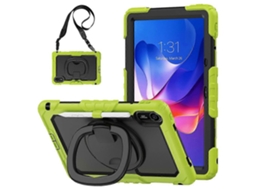 Capa Para Tablet Xiaomi Redmi Pad 2 Com Suporte Integrado, Porta-caneta E Alça De Ombro Em Silicone E Policarbonato.