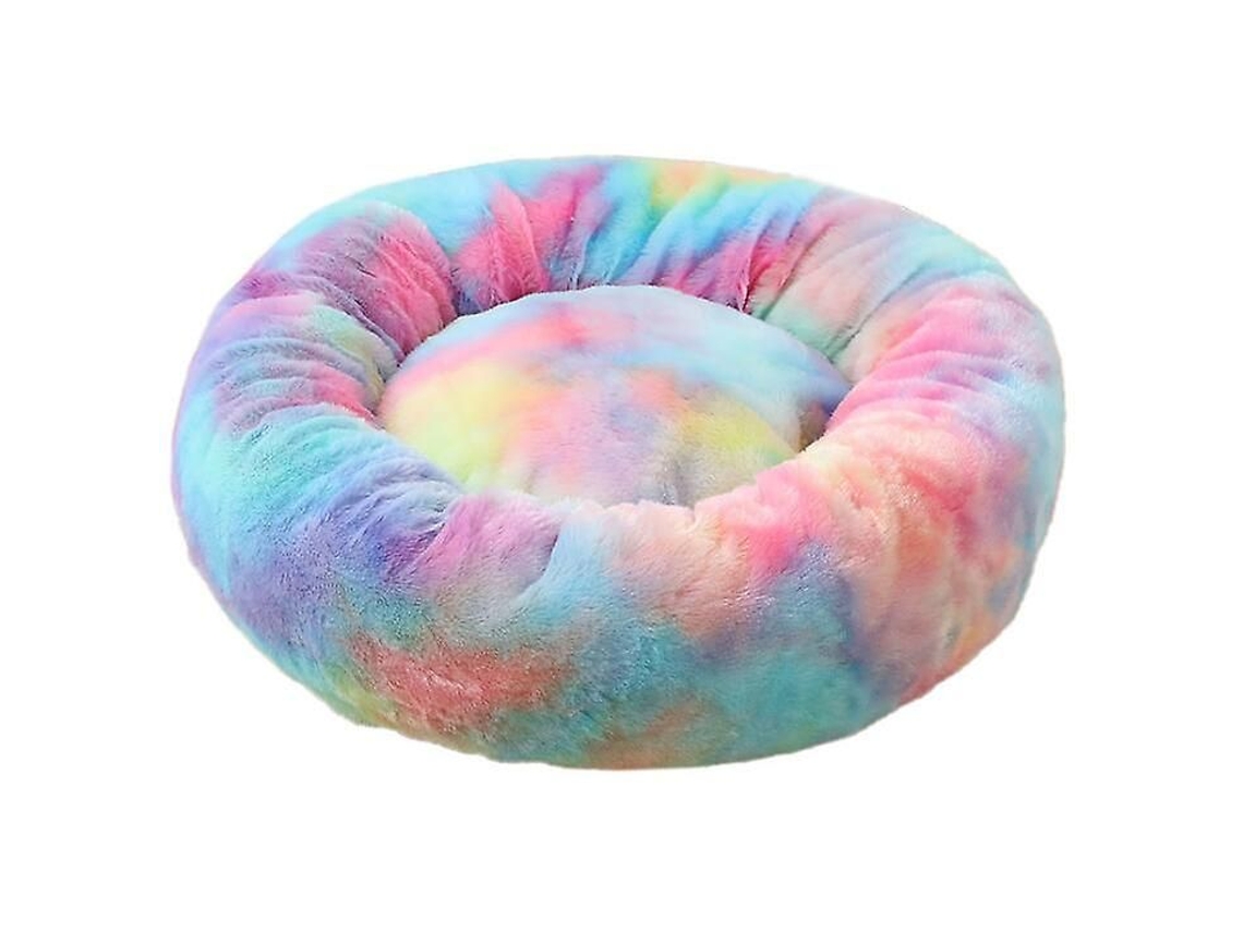 Cama Redonda Super Macia De Pelúcia Para Pets