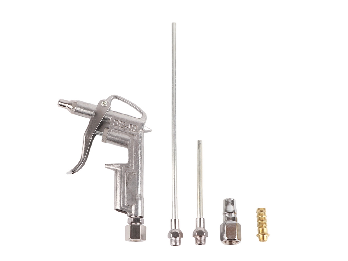 Pistola De Aire Neumática Ajustable De Aleación De Aluminio Para Limpieza De Polvo En Reparación De Motocicletas