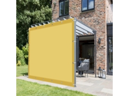 Toldo Impermeável Com Proteção Uv 80 X 355 Cm Amarelo Areia Para Pátio, Terraço