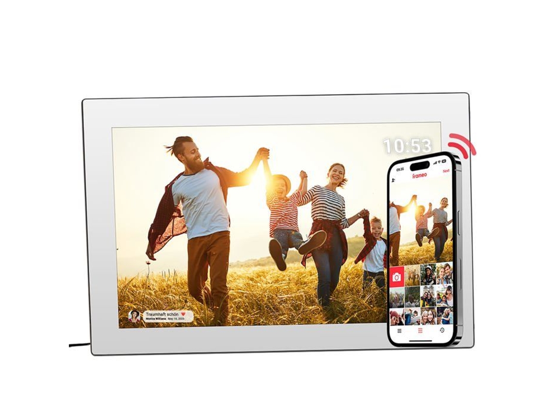 Moldura Digital Rollei Smart Frame Wifi 101 Tela Touch 10,1 Wifi Painel Ips
