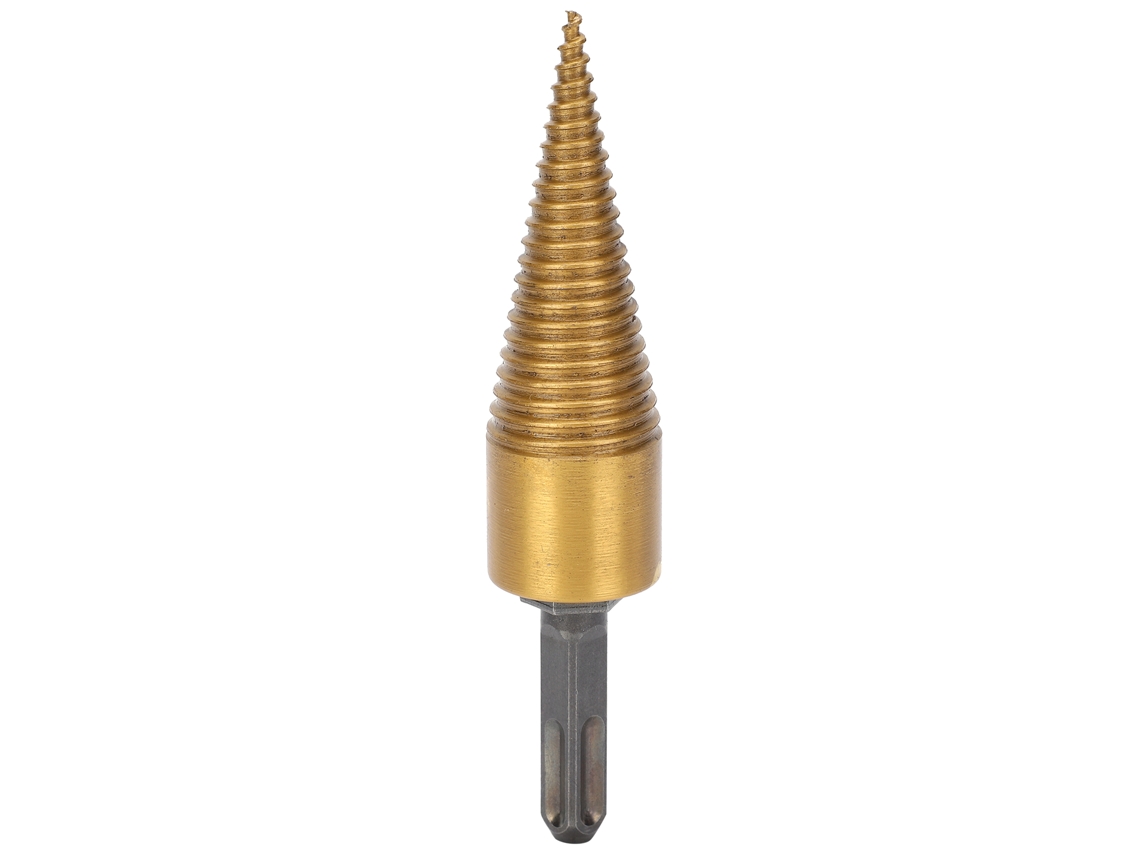 Machado de torção para cortar lenha, furador cônico para madeira, broca, cabo quadrado, ferramenta de corte, 32 mm S