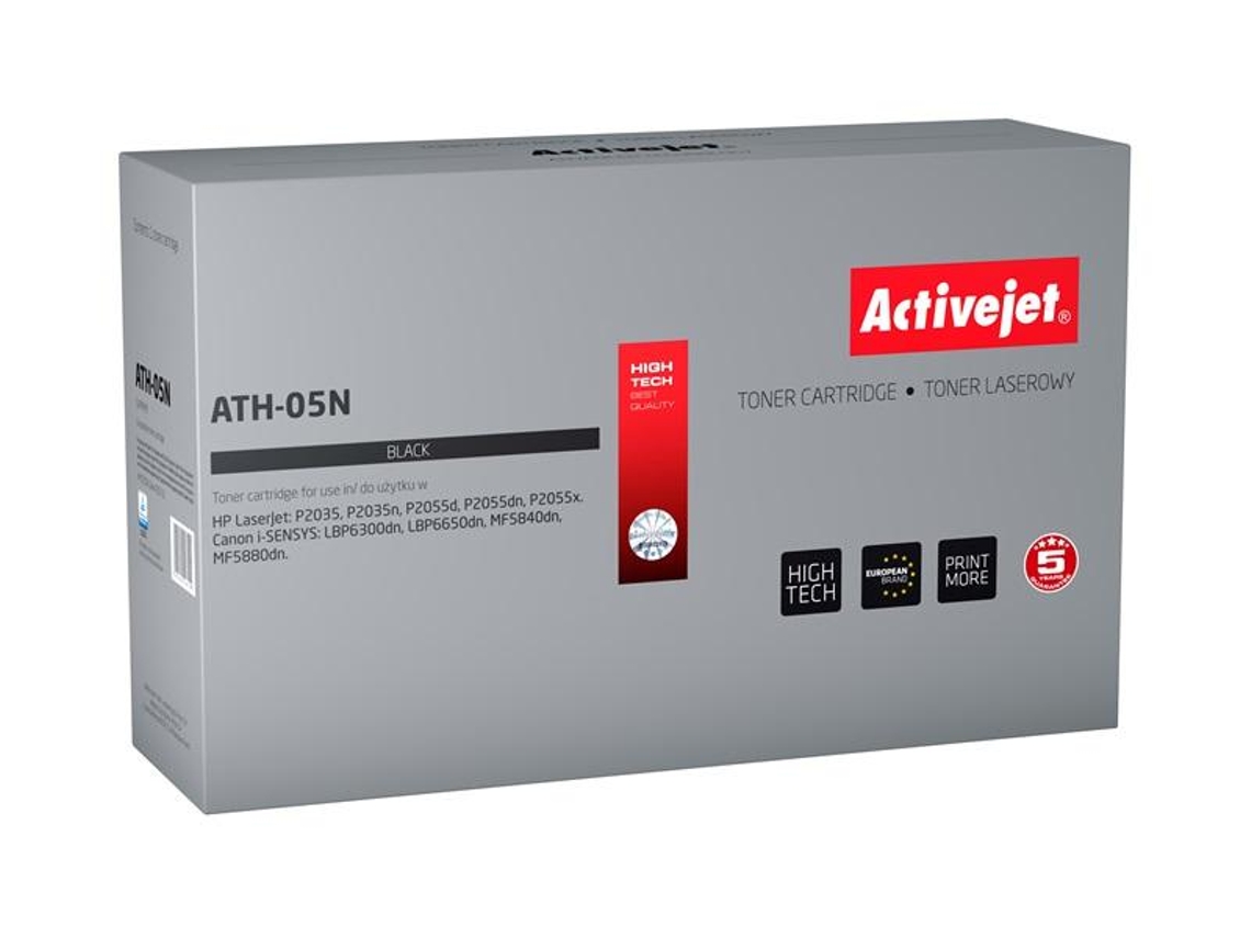 Activejet Ath-05N Toner 1 Unidades Compatível Preto